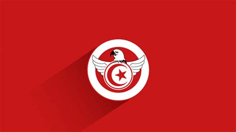 Download Minimalist Tunisia National Football Team Logo Wallpaper ...