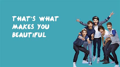 One direction what makes you beautiful lyrics - notesbap