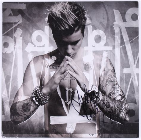 Justin Bieber Signed "Purpose" Vinyl Record Album Inscribed "XO" (PSA COA) | Pristine Auction