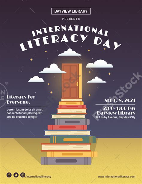 International Literacy Day Poster – FreshStock