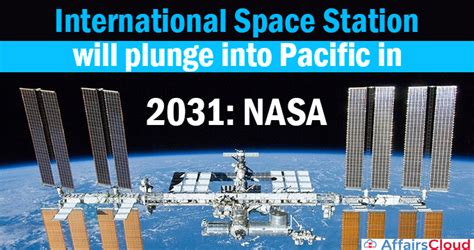 NASA Plans to Deorbit ISS into Pacific Ocean in 2031