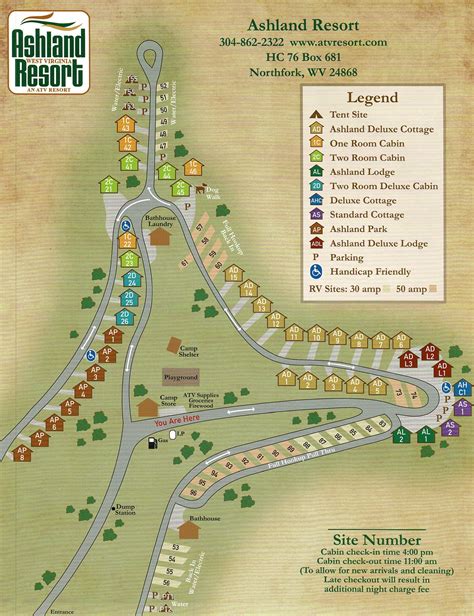 Map & Rules - Ashland Resort