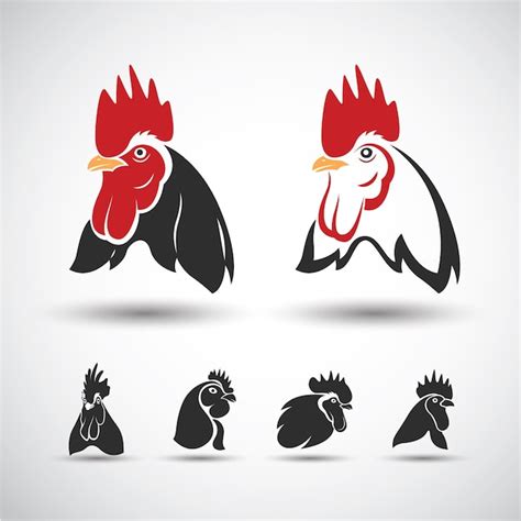 Premium Vector | Chicken head