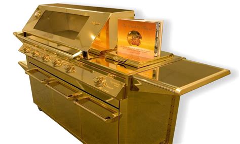 BeefEater Barbecues golden grill plated in 24-carat gold... and it's yours for $165,000 | Daily ...