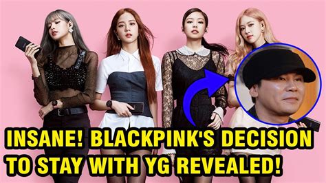 BLACKPINK NEWS TODAY! INSANE! BLACKPINK's Decision to Stay with YG ...