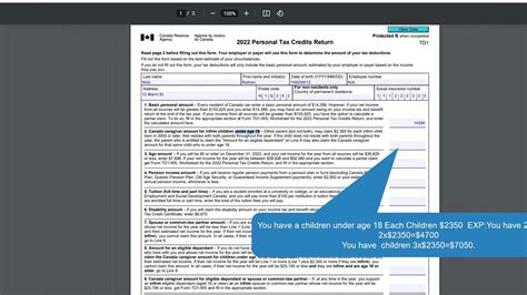 Td1 Form Explained - Printable Forms Free Online