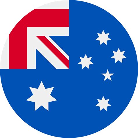 Australia Flag Png - Australia Round Flag Png Clipart - Full Size Clipart (#5758904) - PinClipart