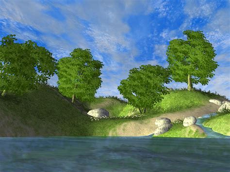 Forest Lake 3D Screensaver - Download Animated 3D Screensaver