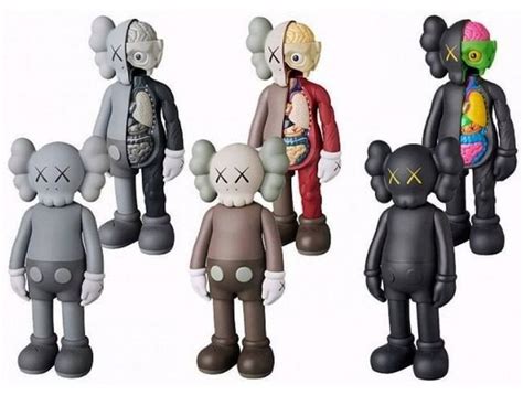 KAWS - KAWS Companion: complete set of 6 (KAWS Flayed KAWS full body ...