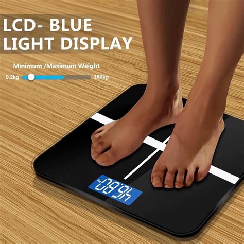 HONGGE Precision Body Weight Bathroom Scale with Backlit Display, 400 ...