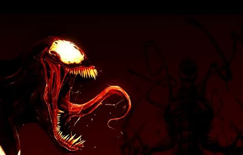 Wallpaper Venom, tongue, teeth images for desktop, section фантастика ...