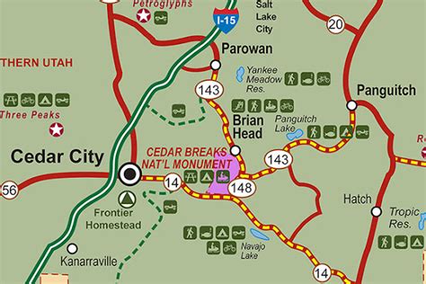 Dixie National Forest: Map of the Dixie National Forest