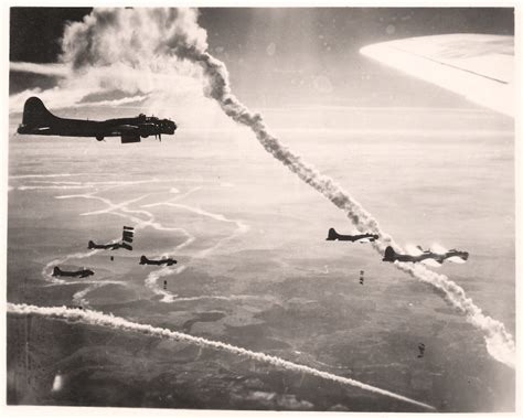 100th Bomb Group B-17s at Bomb Release | Time and Navigation