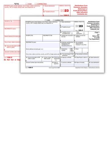 Federal Tax Form 1099-R 📝 Get IRS Form 1099-R 2023: Printable PDF and Instructions