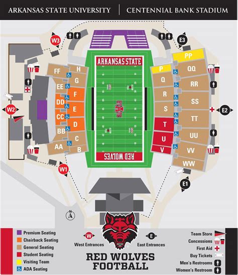 Game Day Information for Red Wolves Fans