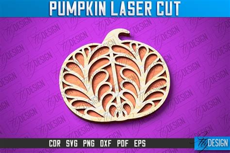Pumpkin Laser Cut SVG Design| Fall Pumpkin Laser (2766623)