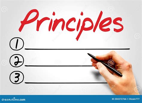 Principles stock photo. Image of organization, buzz - 204372766