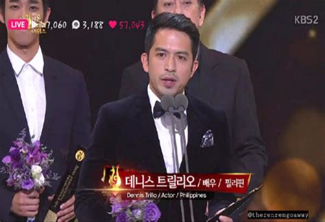 Dennis Trillo receives award at Seoul International Awards - The Filipino Times