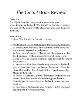 The Circuit Book Review by Curt's Journey | TPT