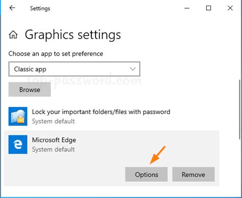 Windows 10 Graphics Options - FerisGraphics