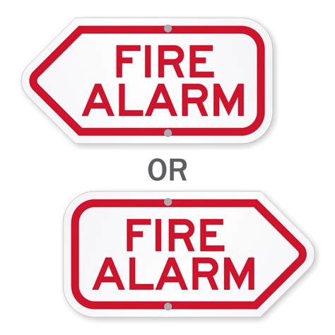 Fire Alarm Signs | Glow In The Dark Fire Alarm Signs