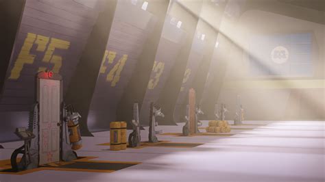 ArtStation - Monsters Inc. Scare Floor