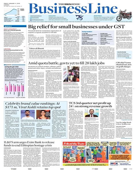 The Hindu Business Line-January 11, 2019 Newspaper