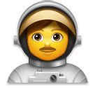 👨‍🚀 남자 우주비행사 Emoji on LG Velvet