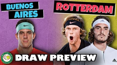 ATP Rotterdam & ATP Buenos Aires | Draw Preview & Predictions | GTL Tennis Podcast #317 - YouTube