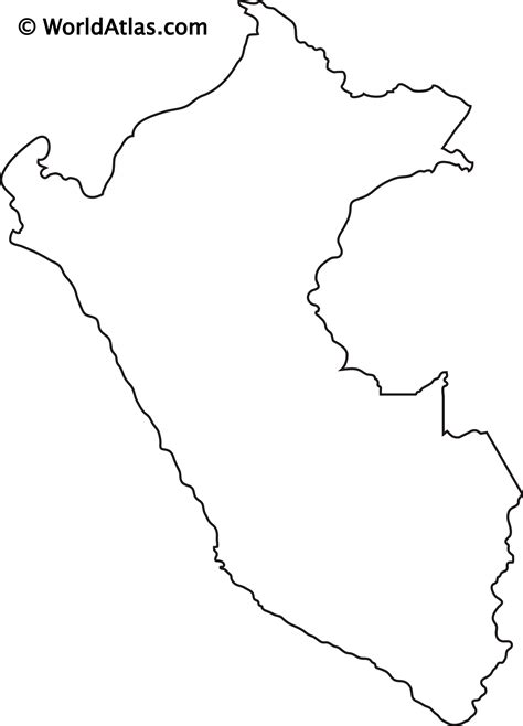 Peru Map Coloring Coloring Pages