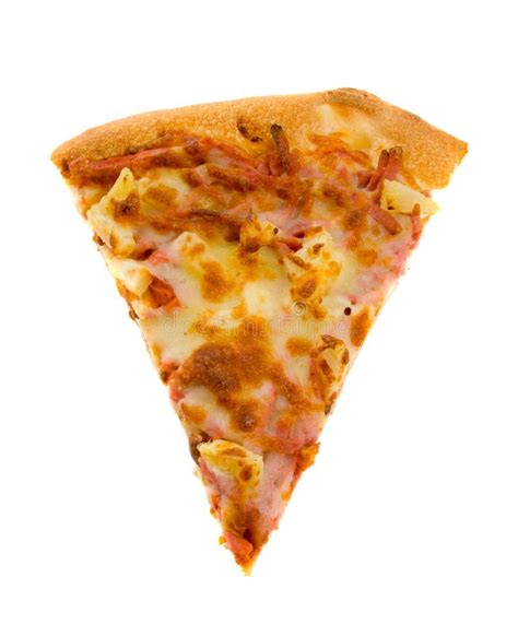 Hawaiian Pizza Slice stock image. Image of slice, snack - 9124851