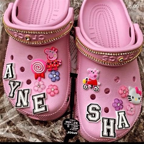 Kids Crocs Letters & Charms included Please phone number-I | Etsy