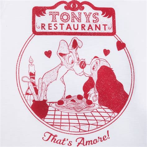 Tony's Restaurant Ringer T-Shirt for Women – Lady and the Tramp | Disney Store