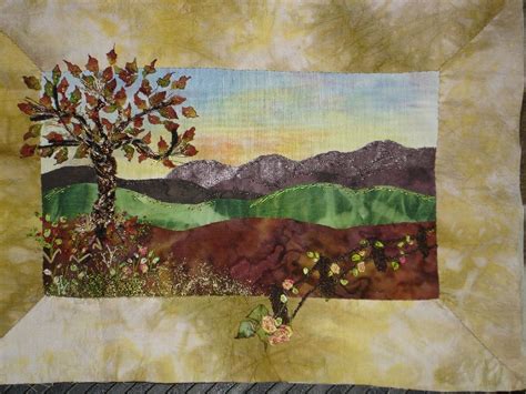 Landscape Quilt Art Tutorial | ... .com - The world's first online magazine for Crazy Quilting ...