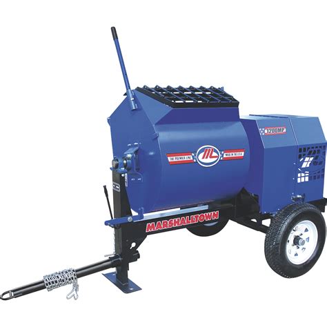 Marshalltown 1200MP Mortar/Plaster Mixer with 8 HP Gas Engine — 12 Cubic. Ft. Mixing Capacity ...