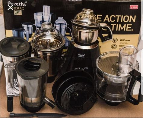 Preethi Zodiac Mg-218 750-Watt Mixer Grinder With 5 Jars, Home Appliances, Kitchenware on Carousell