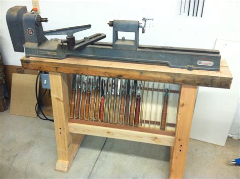 RusticWorks - Wood Working Photo Journal: Lathe Stand Build, from repurposed materials