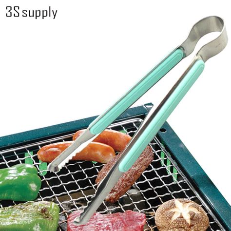 New Coming Stainless Steel BBQ Tongs Barbecue Grill Tongs For Kitchen Barbecue Tools Grill ...