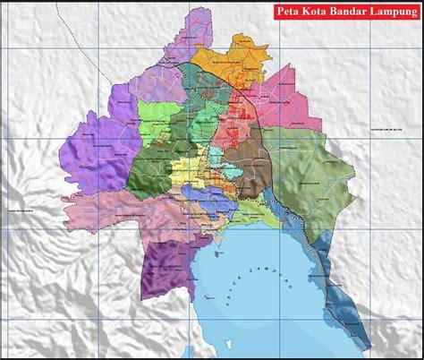 Peta Bandar Lampung Lengkap dengan Nama Kecamatan - Lamudi