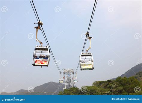 Cable Car on Lantau Island, Hong Kong Editorial Image - Image of ...