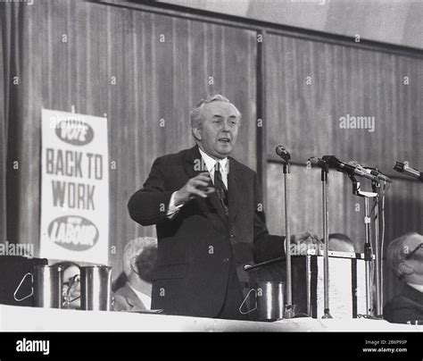 Harold wilson prime minister on hi-res stock photography and images - Alamy