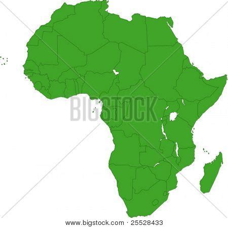 Africa Map Countries Vector & Photo (Free Trial) | Bigstock