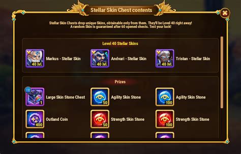 [Hero Wars Guide]Stellar Skin Chest｜Insights with HeroWars Login