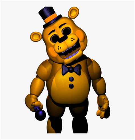 Fnaf Golden Freddy - Fnaf Toy Freddy Full Body - 521x768 PNG Download - PNGkit