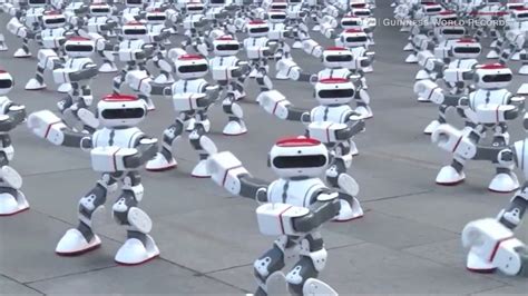 VIDEO: Delightful dancing robots boogie their way to world record ...