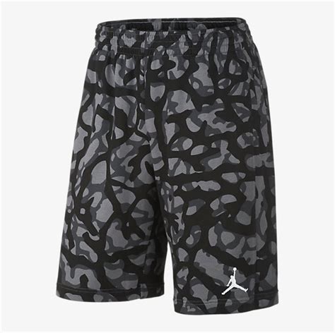 Jordan Elephant Print Fleece Shorts | SportFits.com