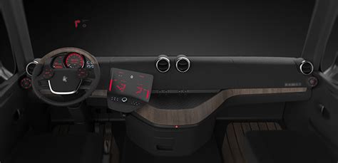 Truck interior on Behance