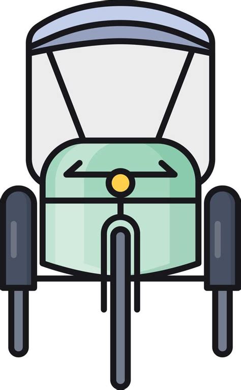 cycle rickshaw vector illustration on a background.Premium quality symbols.vector icons for ...