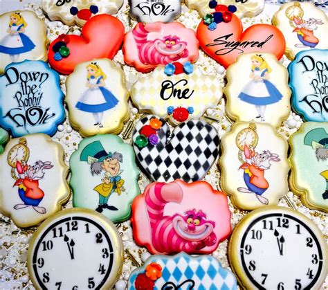 Alice in Wonderland Cookies Sugared Cookies and Sweets Inc | Sugar ...