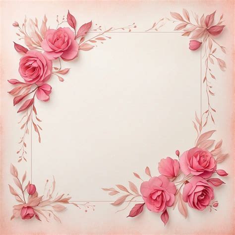 Vintage Floral Notepaper Template Free Stock Photo - Public Domain Pictures